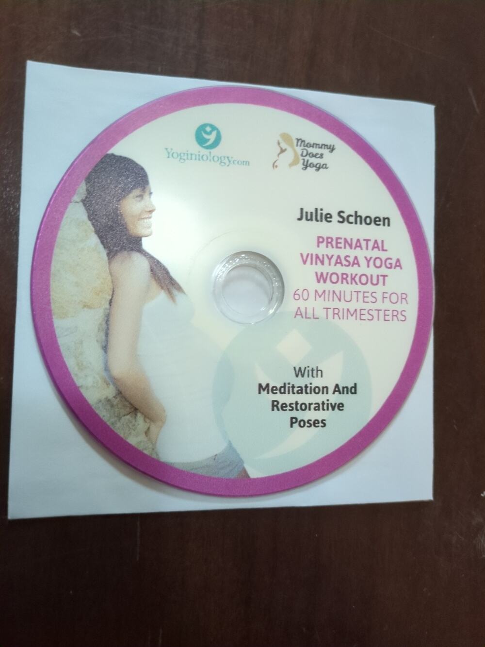 Prenatal Vinyasa Yoga Workout 60 Min for all Trimesters (DVD, exercise) disc onl